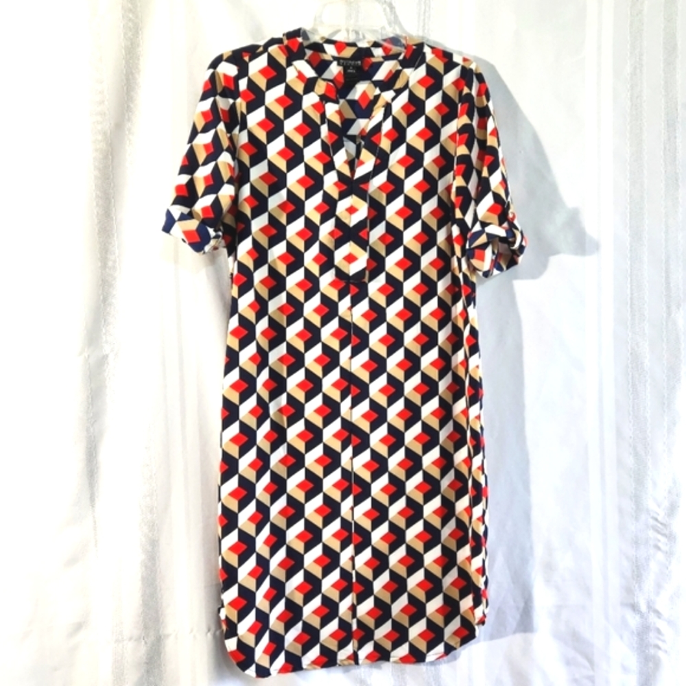 ENFOCUS STUDIO MULTICOLOR DRESS SIZE 4